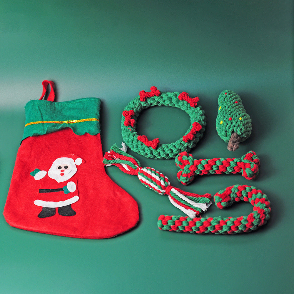 Christmas pet toy gift set