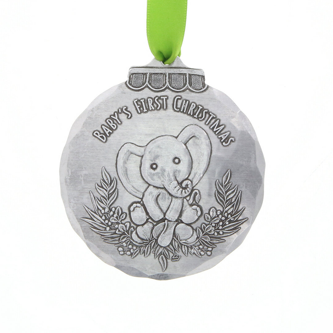 Baby's First Christmas Elephant Ornament